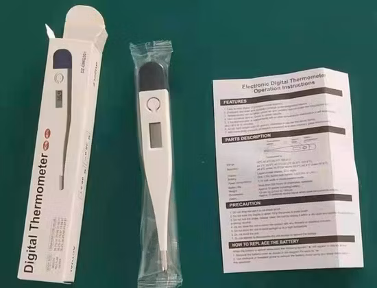 Thermomètres numériques électroniques oraux étanches, produit basal de haute précision pour bébé et adulte, haute sensibilité, vente en gros