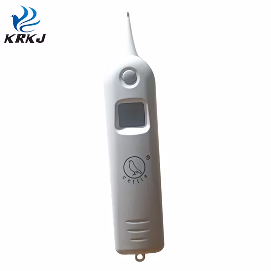 Thermomètre numérique rectal vétérinaire avec embout flexible pour animaux